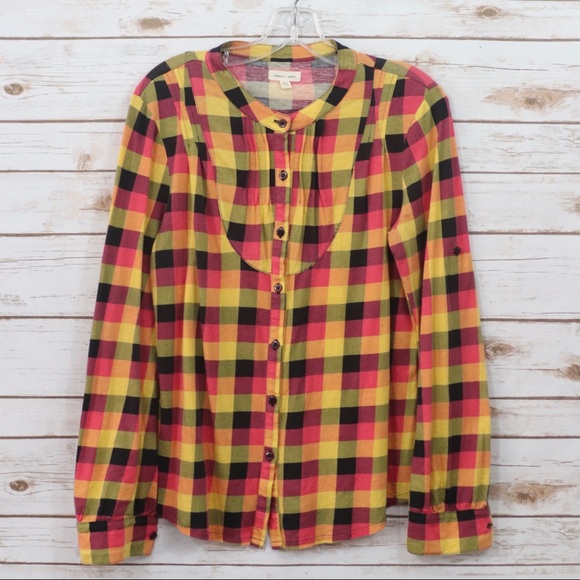 🌟Silence & Noise Plaid Top - Picture 1 of 2